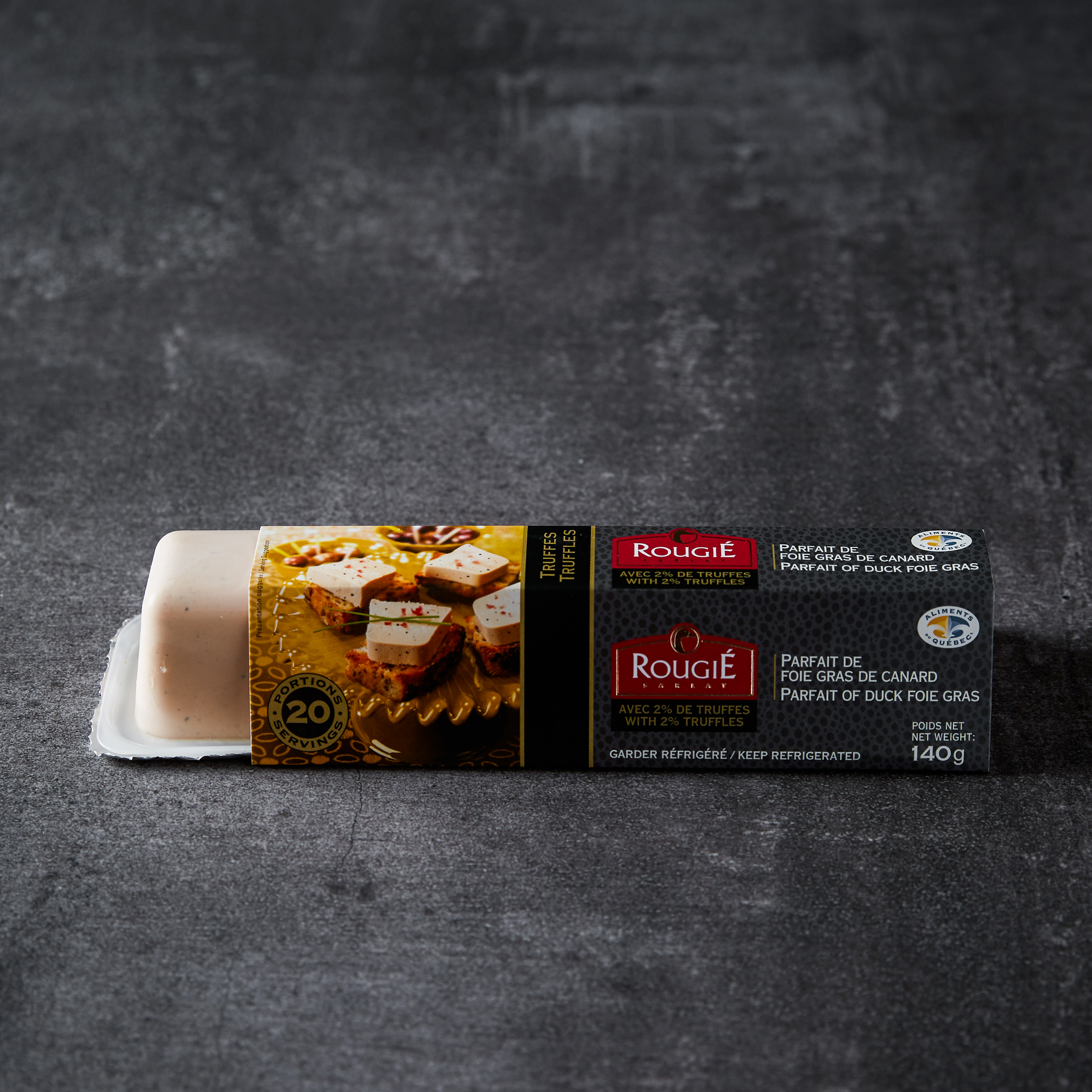 Foie Gras Parfait with Port, Rougié - Retail Case