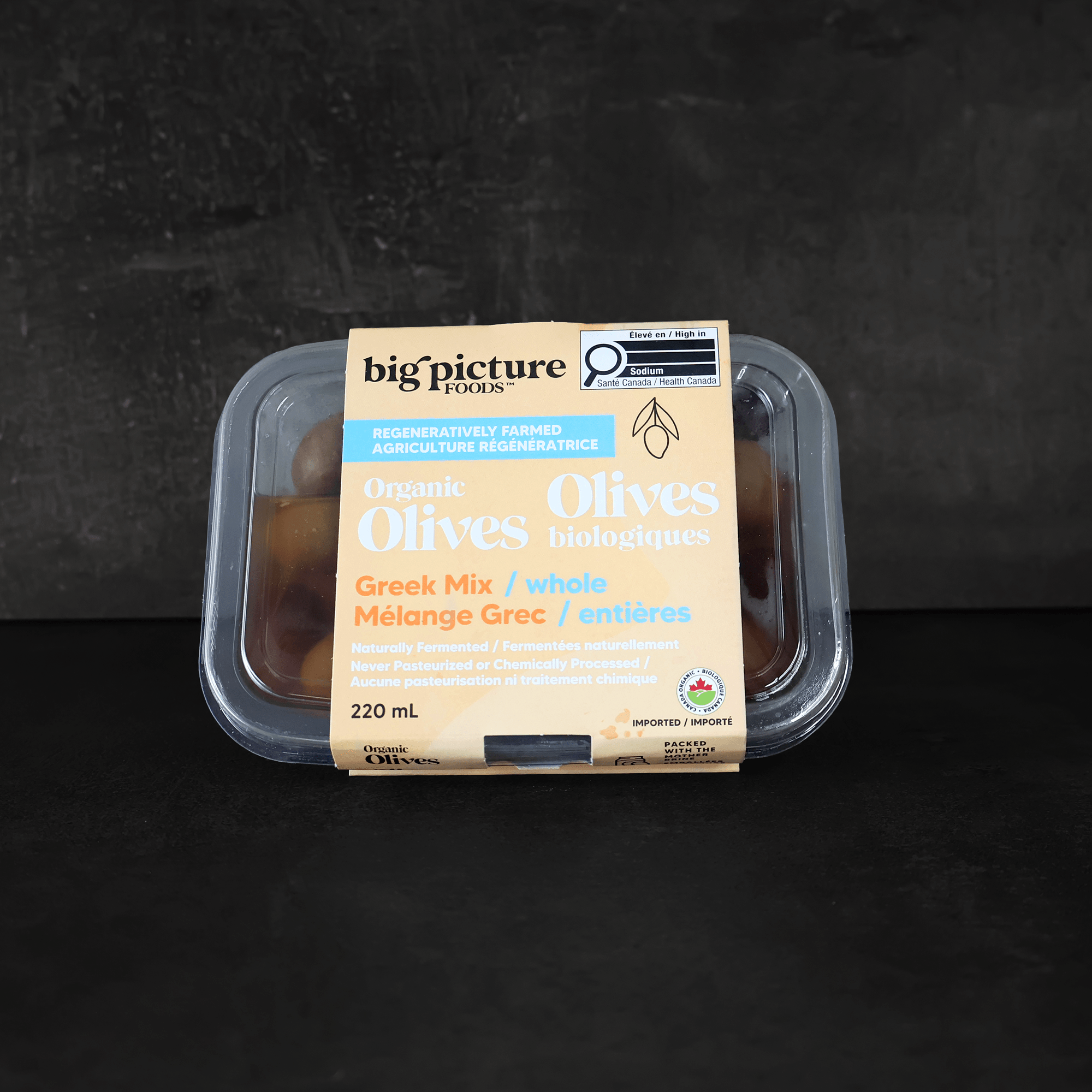 Organic Greek Mix Olives - Big Picture Foods