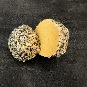 Vegan Everything but the Bagel Cheese Ball - Green Goddess Fromagerie