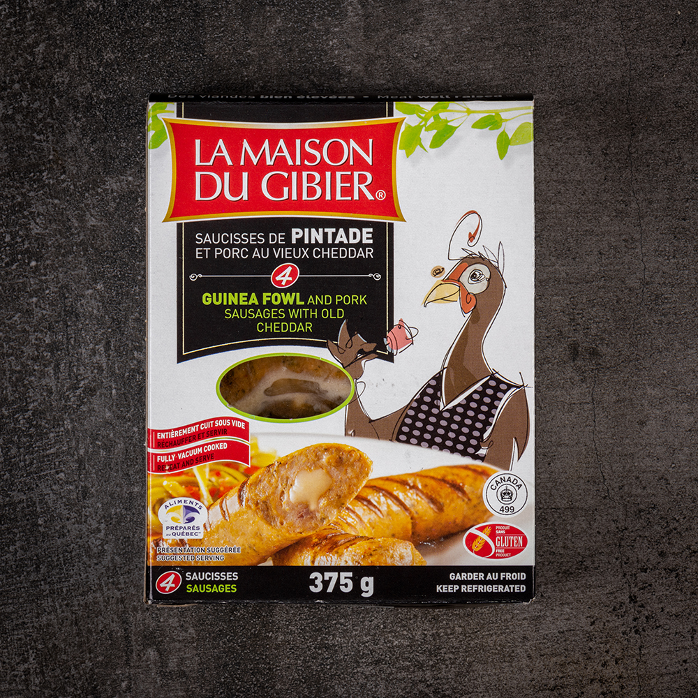 Guinea Hen Sausage with Cheddar and Asparagus- Retail