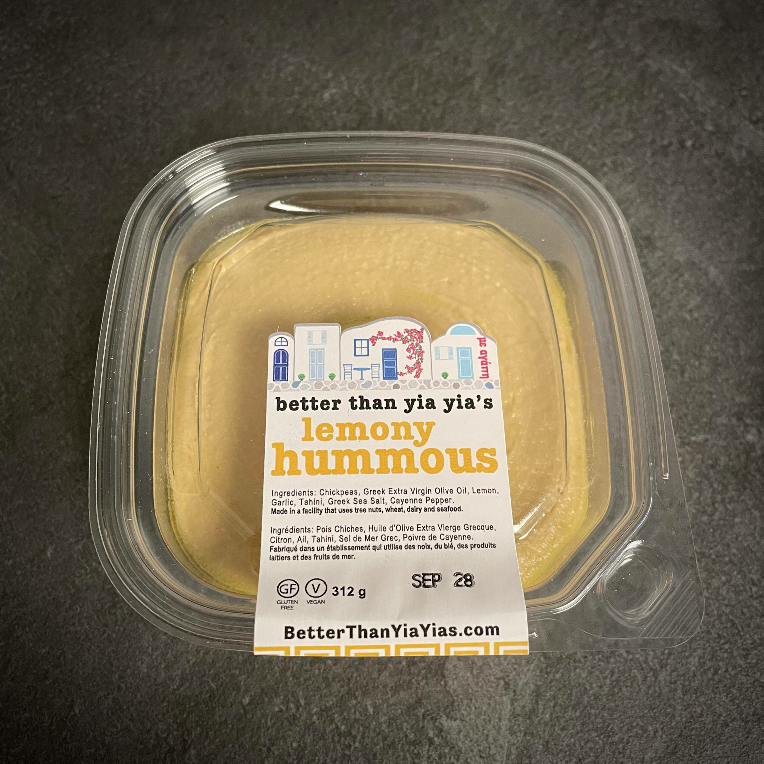 Better Than Yia Yia's - Lemony Hummous