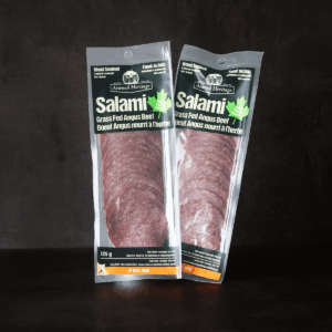 Grassfed Beef Salami- Sliced- Atwood Heritage