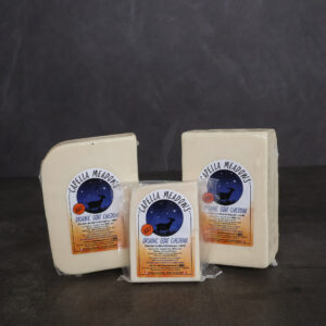 Goat Cheddar Aged Capella Meadows