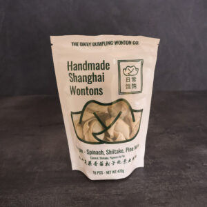Wontons - Vegan - Spinach, Shiitake & Pine Nuts - Daily Dumpling Wonton Co.